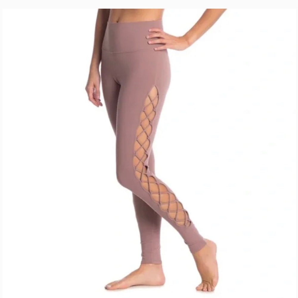 NWT-Alo Yoga Interlace Legging Smoky Quartz